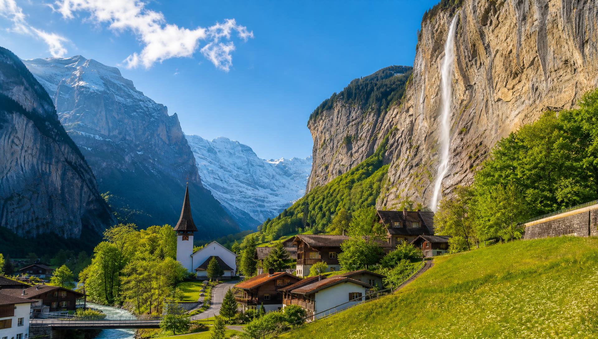 Lauterbrunnen & Interlaken, Switzerland — album cover